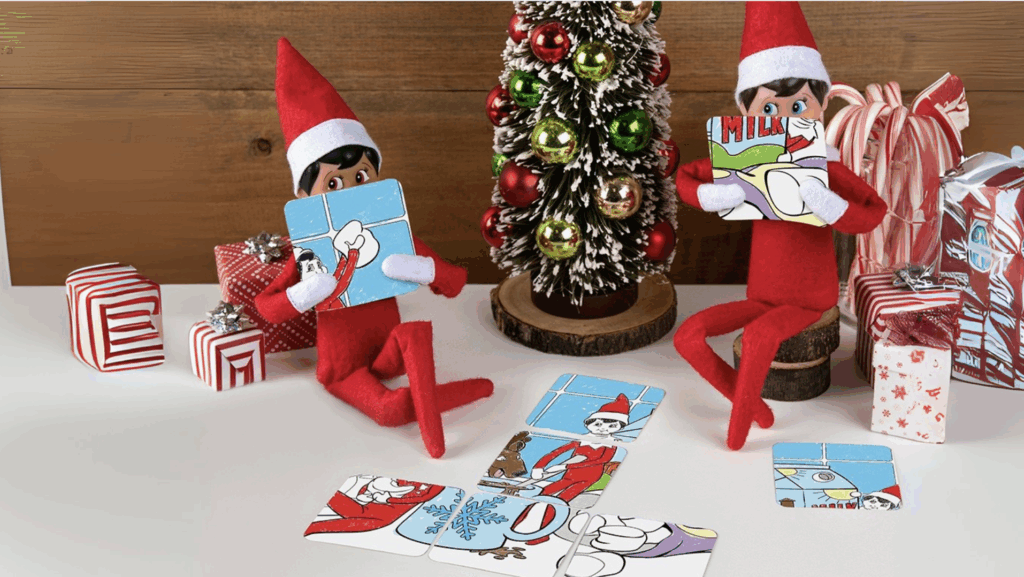 Elf with a Mini Puzzle