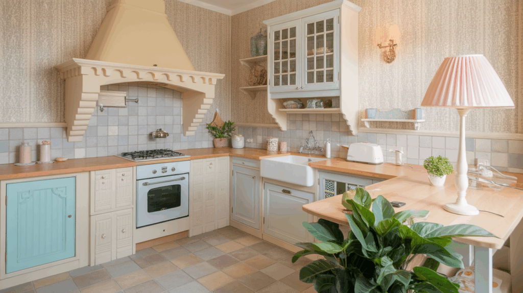 English Cottage-Style with Carved Arches