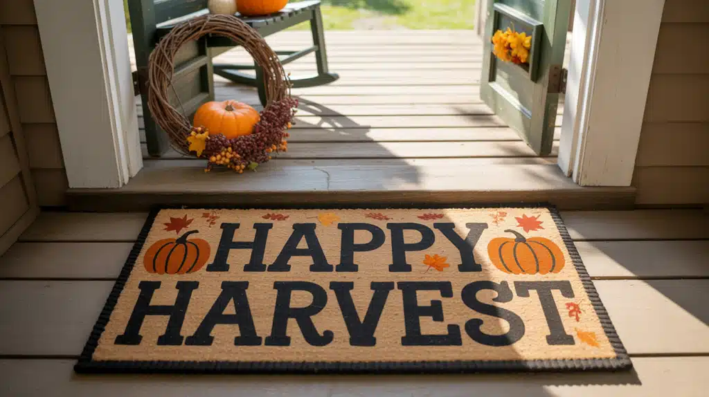 Fall-Themed Door Mat