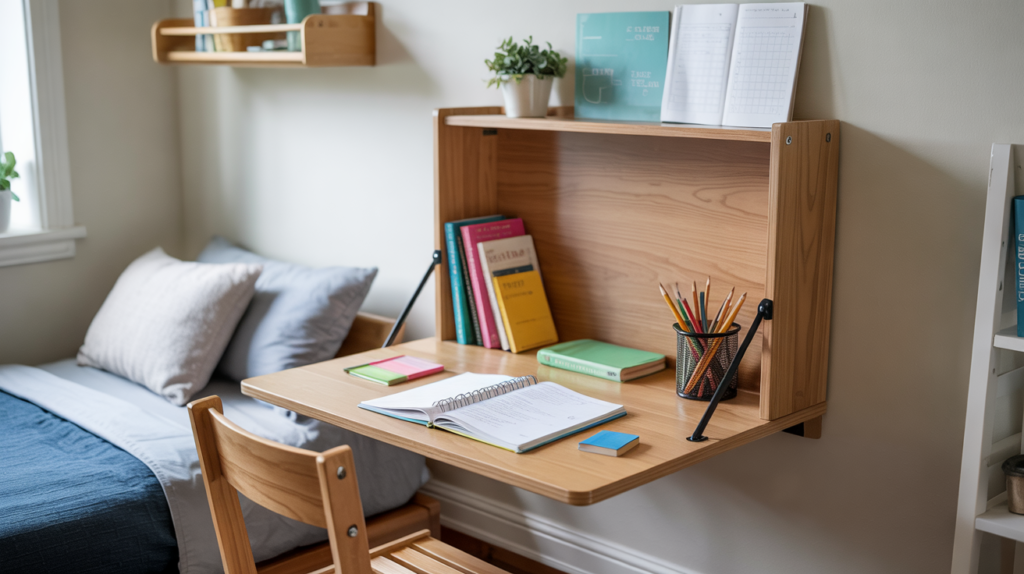 Fold-Down Wall Desk