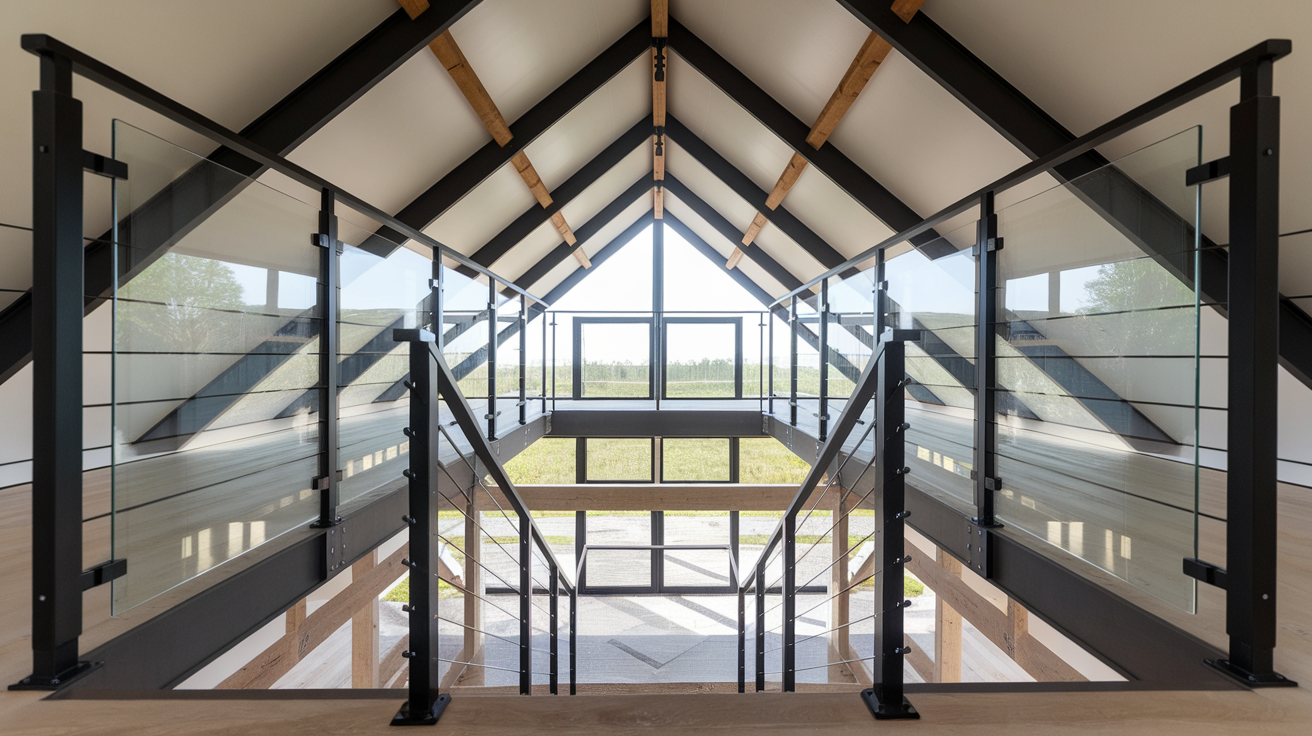 Glass and Metal Railings