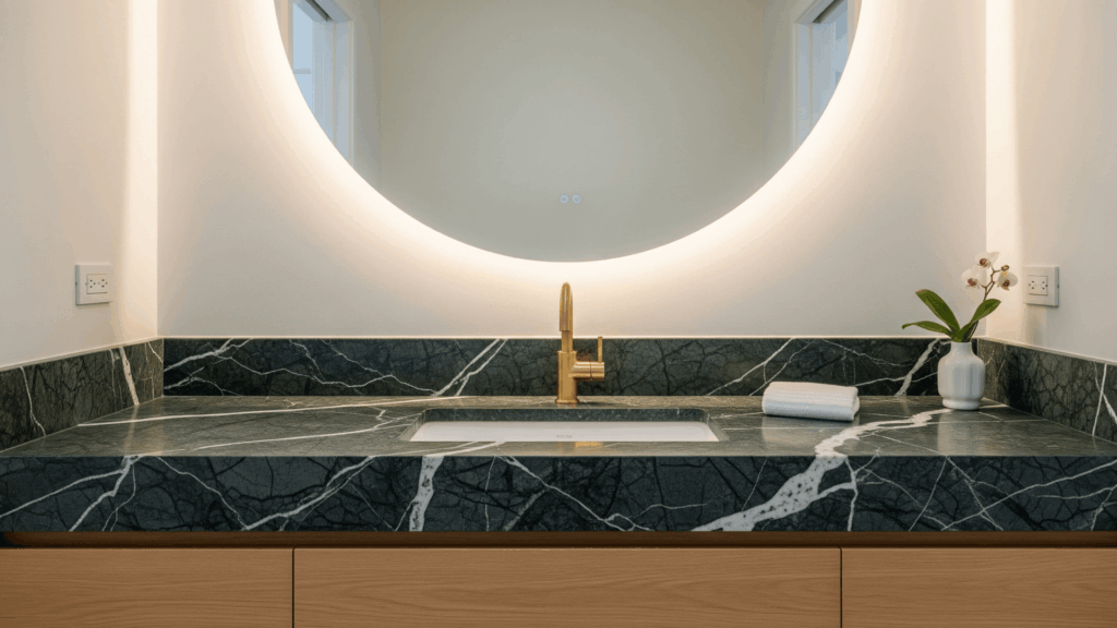 Green Marble Vanity Top