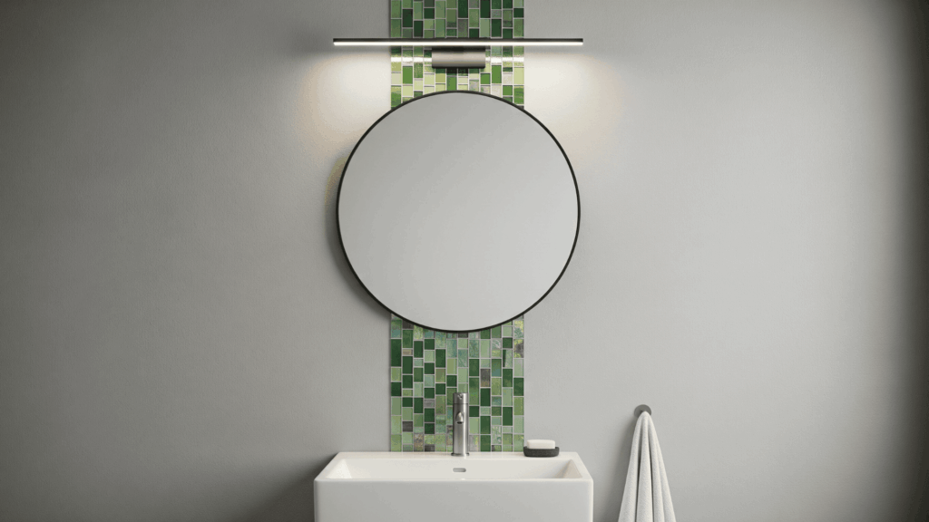 Green Mosaic Accent Strip