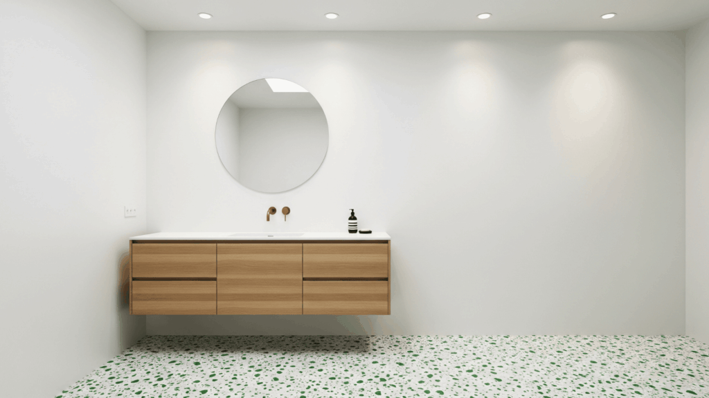 Green Terrazzo Floors