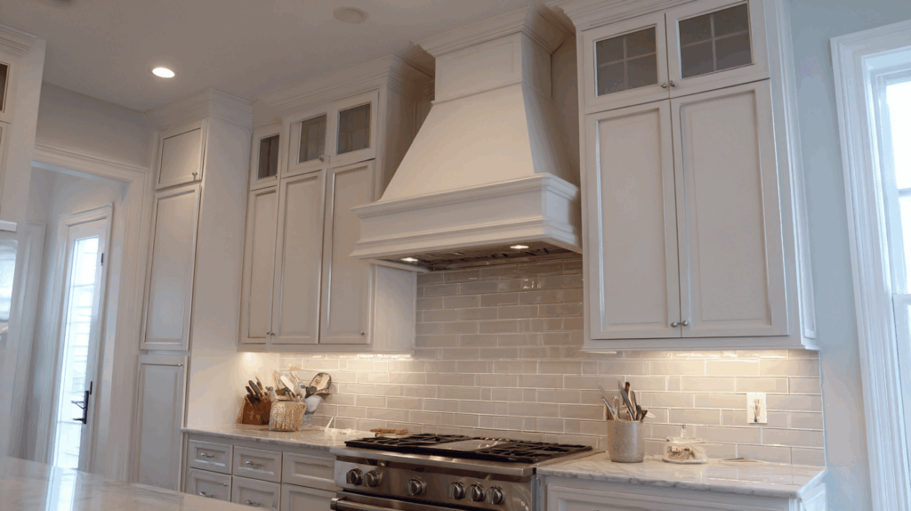 Hood That Connects to a Ceiling Soffit