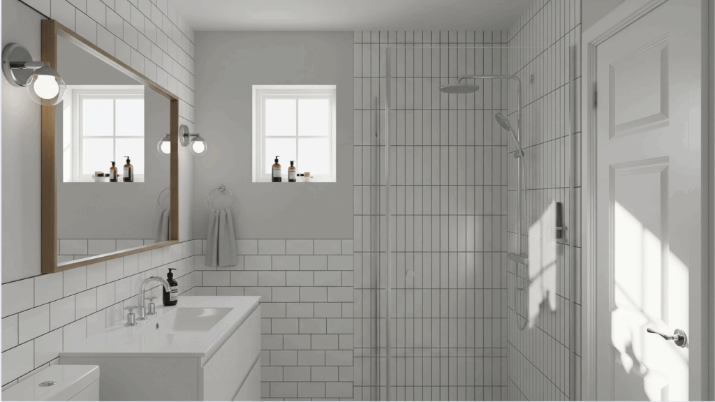 Horizontal vs. Vertical Tiles: A Small Bathroom Guide