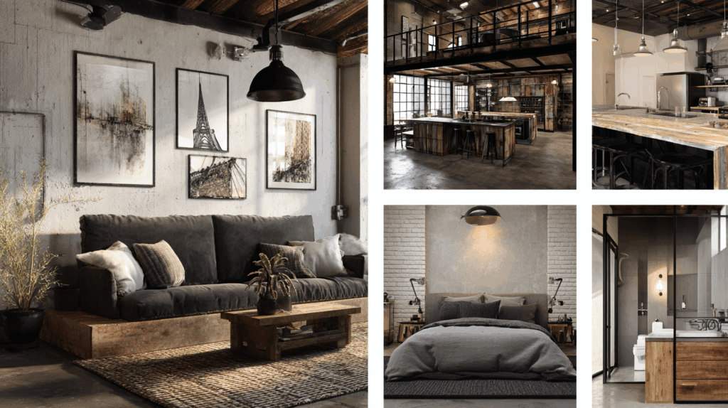 How to Style an Industrial Home Room-by-Room