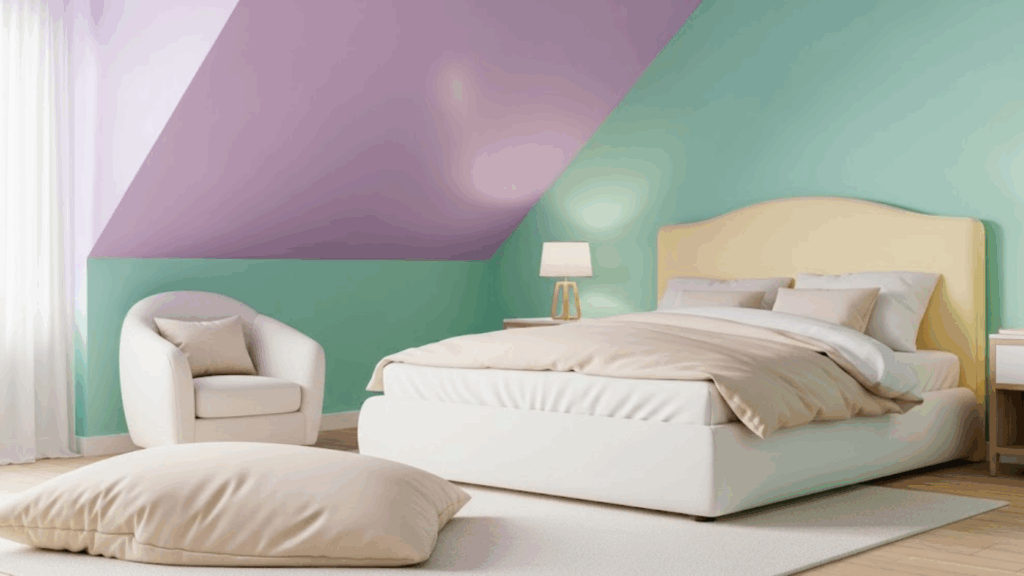 Lavender and Mint Green
