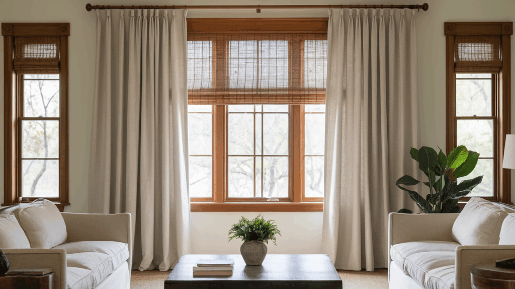 Linen or Cotton Curtains