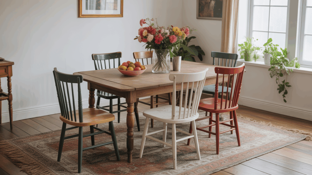 Mismatched Dining Chairs