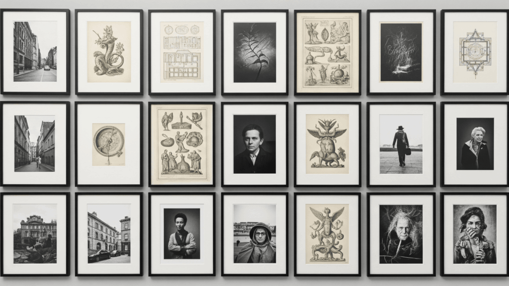 Mix Engravings with Modern Photography