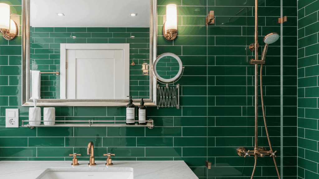 Modern Forest Green with Metallic Mix