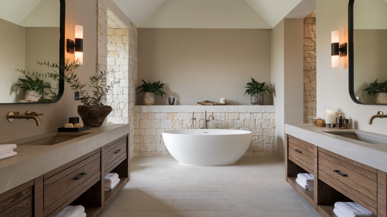 Modern Rustic Bathroom