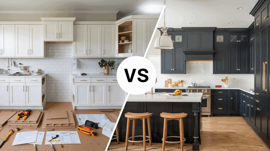 Ready-to-Assemble (RTA) vs. Custom Shaker Cabinets
