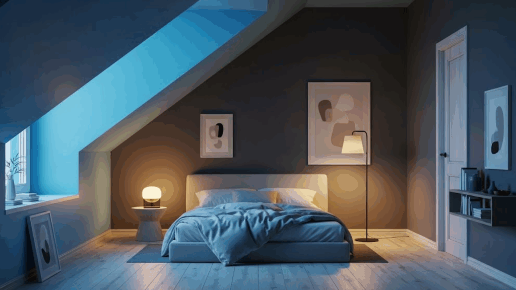 Sky Blue and Charcoal Gray
