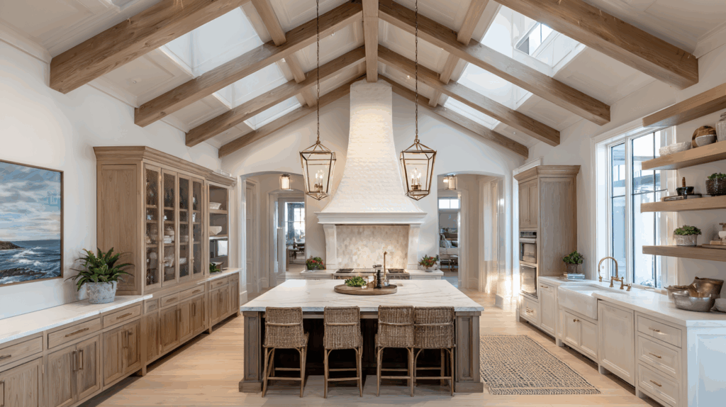 Sloped Hood That Follows Vaulted Ceilings