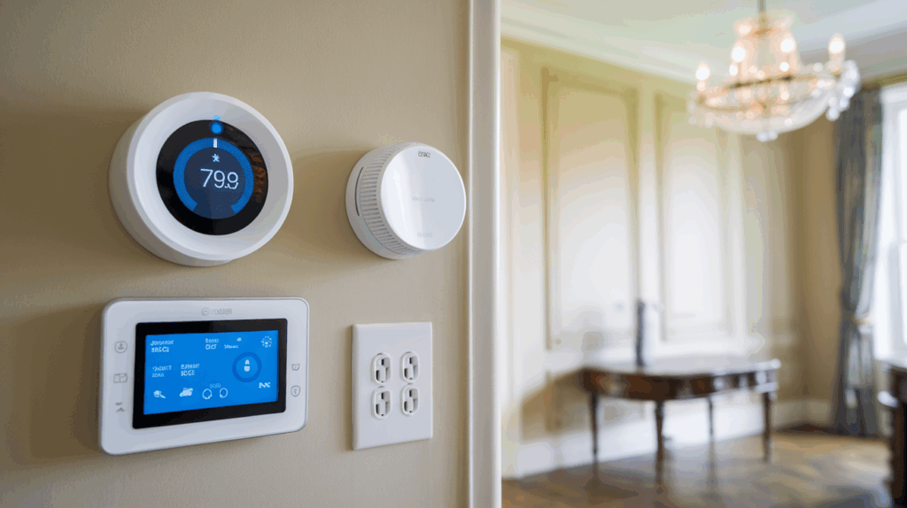 Smart Thermostats and Lighting condo renovation