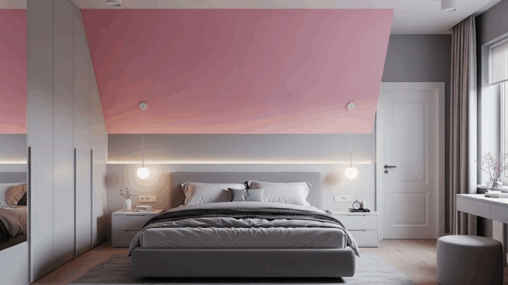 Soft Pink and Gray