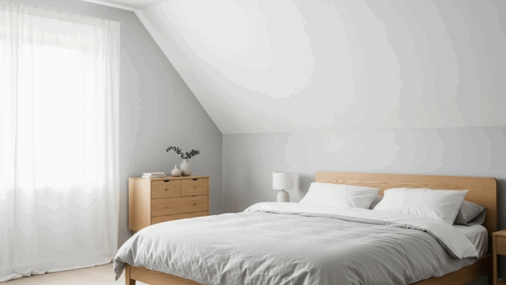 Soft White and Light Gray