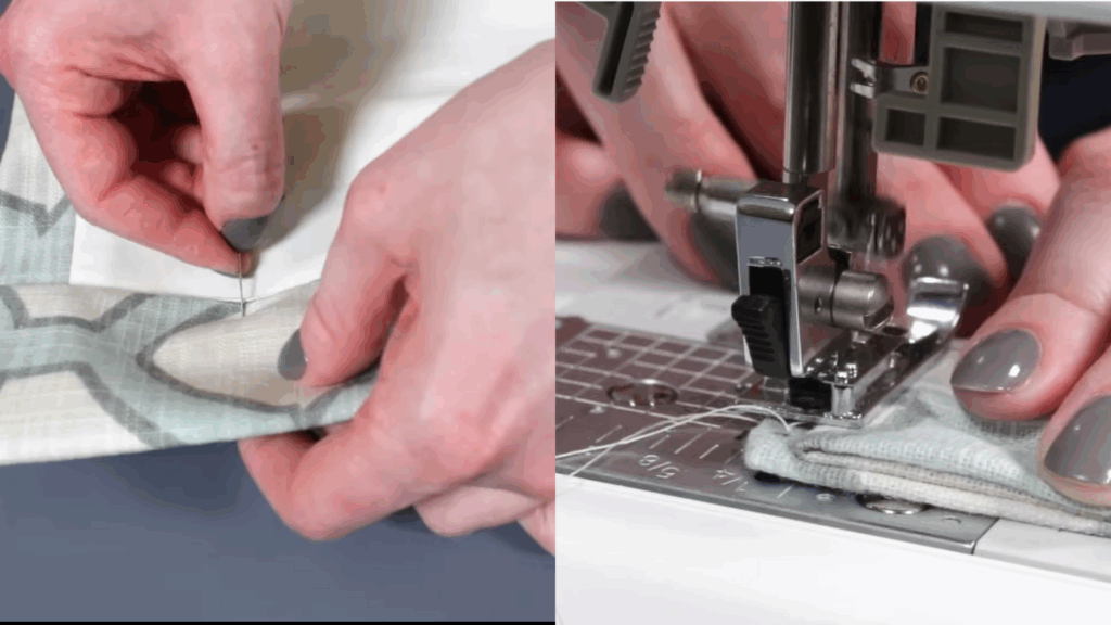 Insert Dowels and Hem the Bottom
