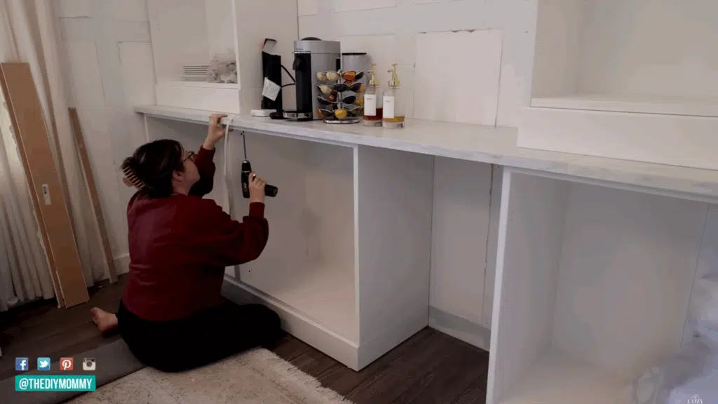 Build the Center Feature Wall
