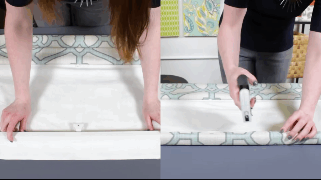 Mount the Shade Fabric to the Board
