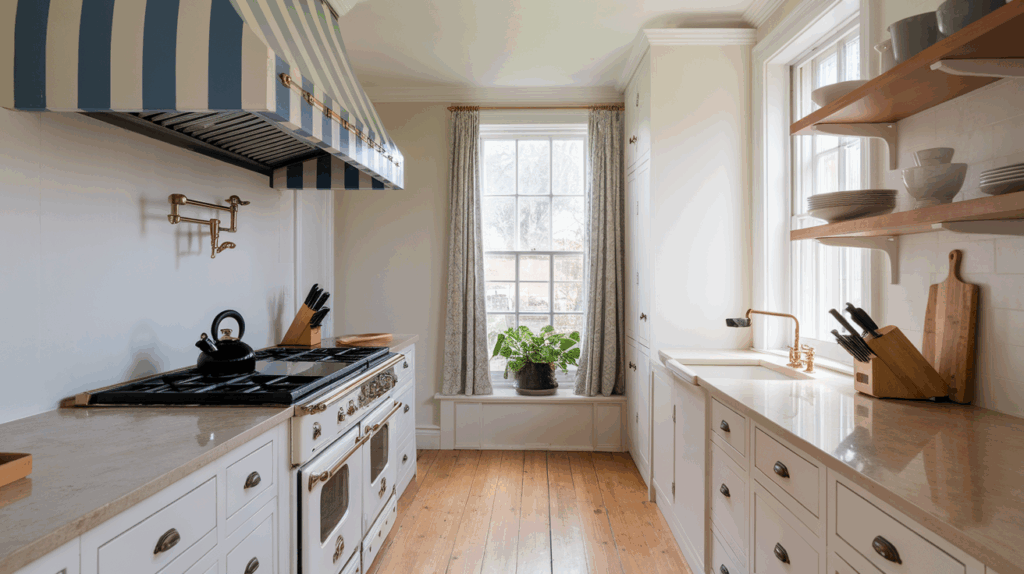 Striped Painted Hood for a Fun Coastal Feel
