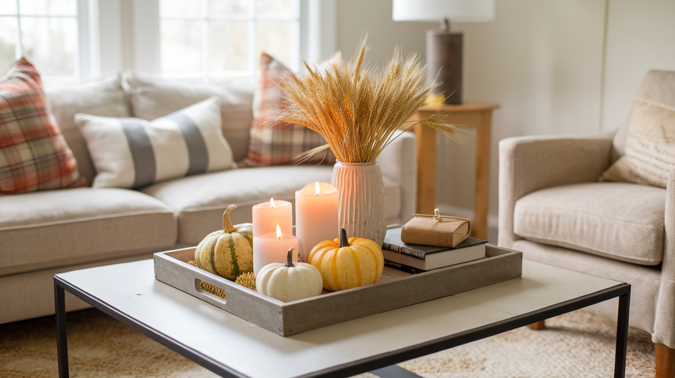 Style a Harvest-Themed Coffee Table