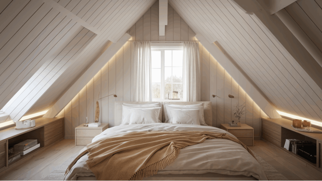 Top 33 Slanted Ceiling Bedroom Paint Ideas