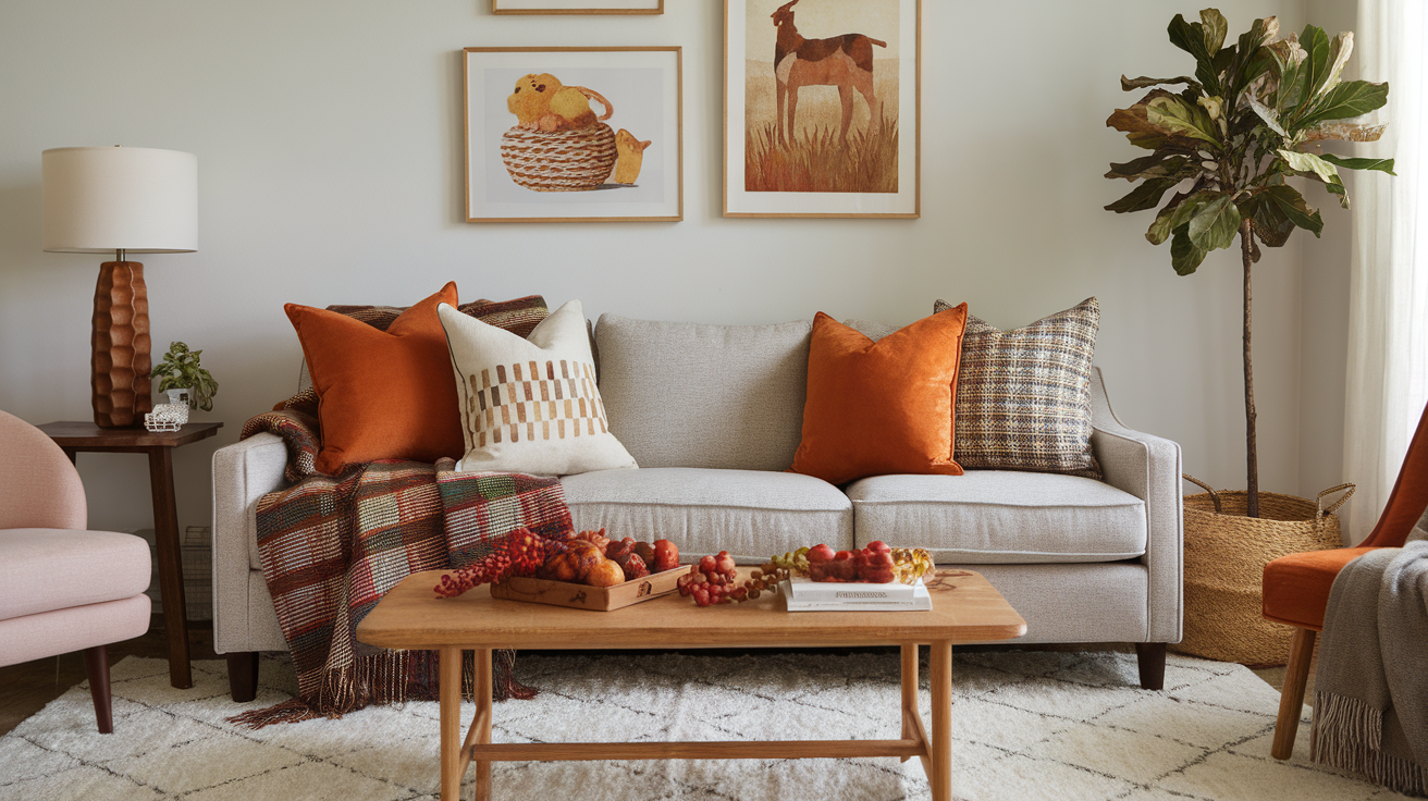 Update Furniture with Fall Accents