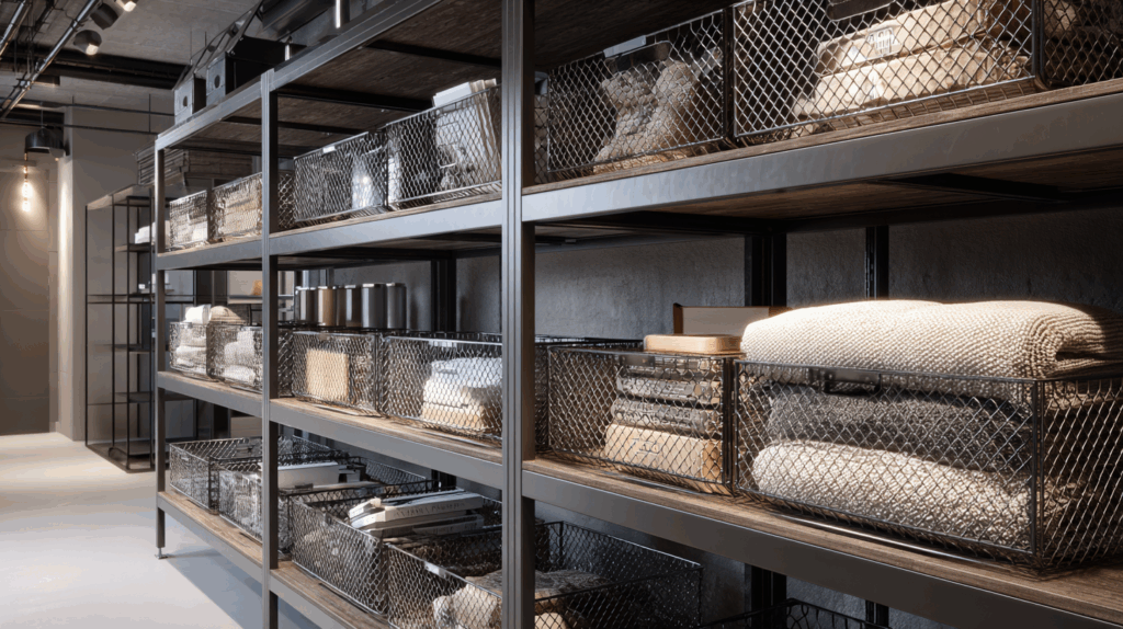 Use Metal Baskets for Storage