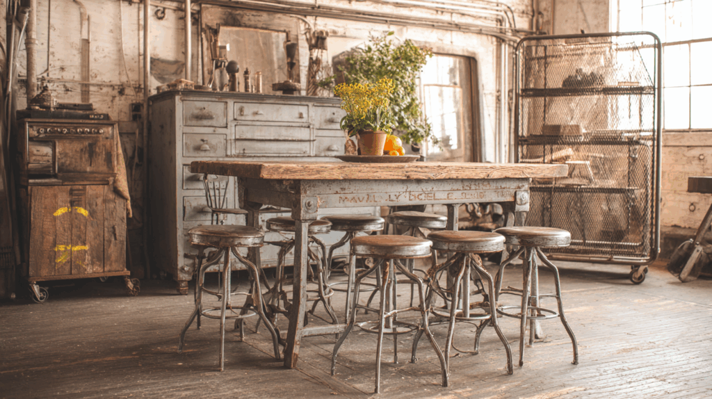Use Salvaged or Secondhand Furniture