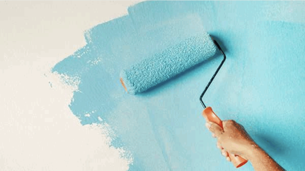 Water-Based (Latex) Paint on wall