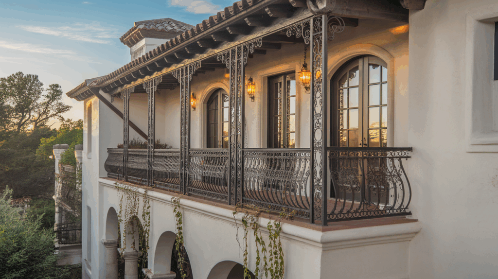 Wrought Iron Balconies and Railings