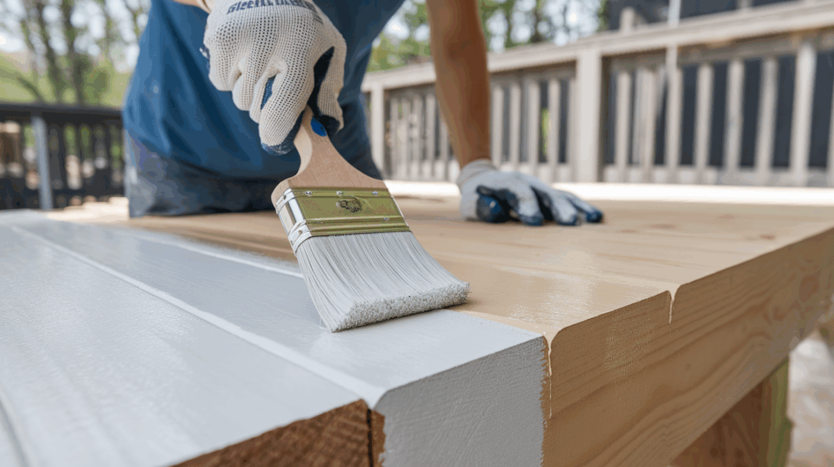 How to Paint Pressure-Treated Wood the Right Way - Opple House