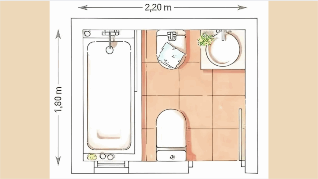 compact rectangular layout