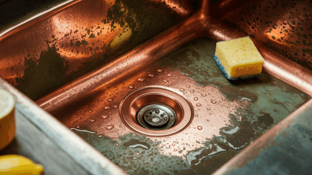 copper sink