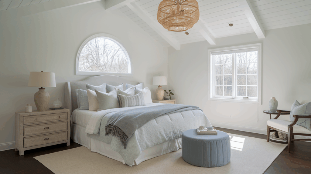 cozy coastal bedroom