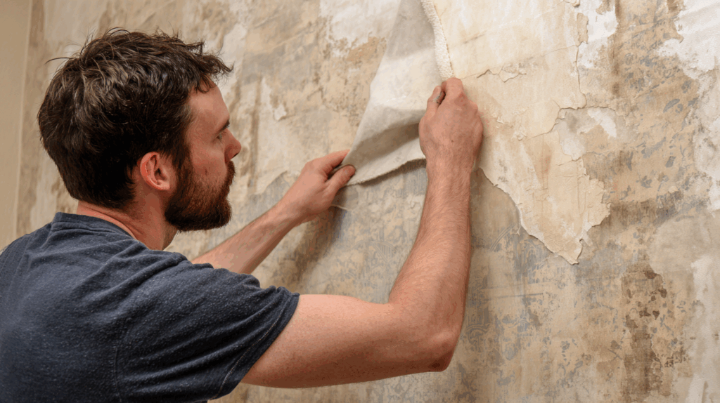 removing wallpaper