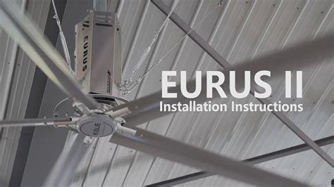 Step-by-Step: Installing Your #HVLS Fan# Like a Pro