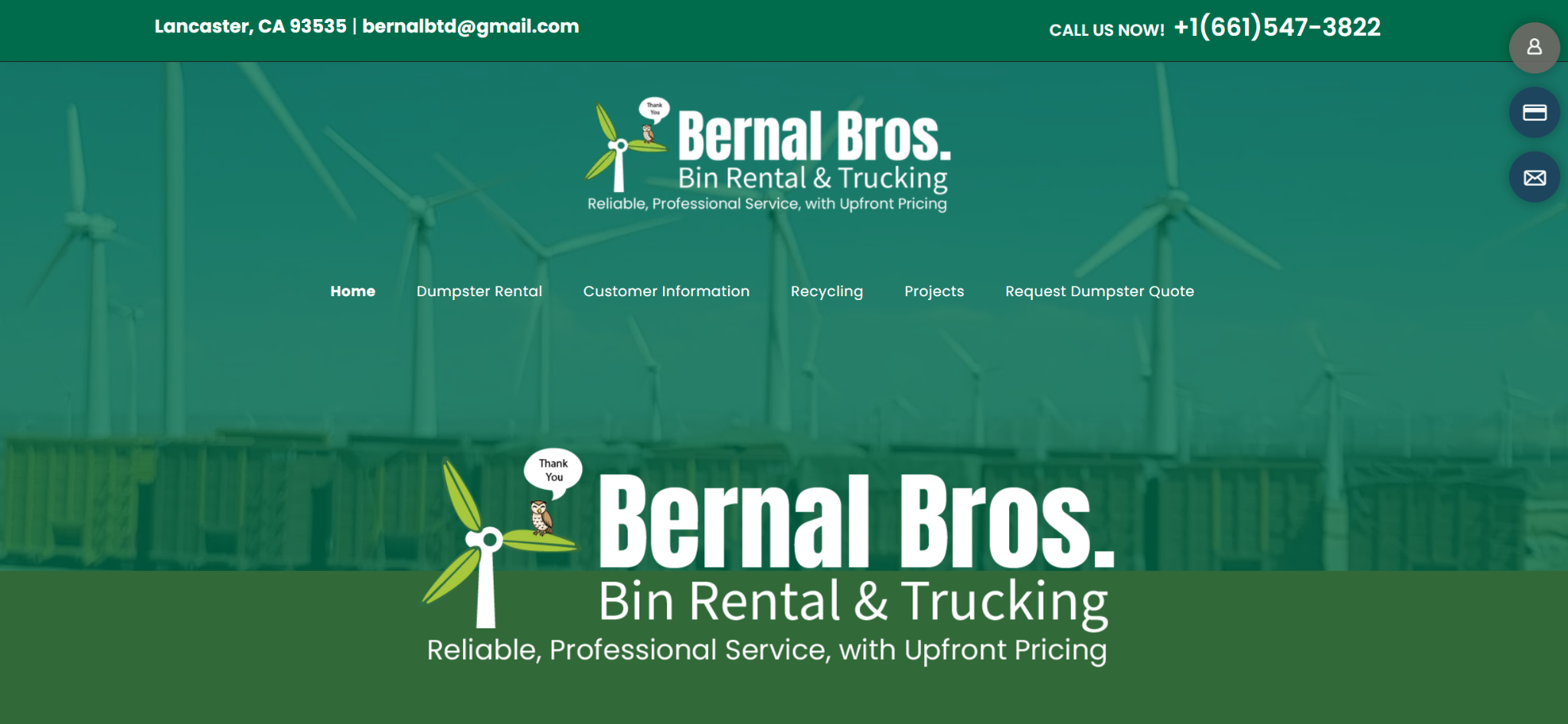 Bernal Bros Bin Rental