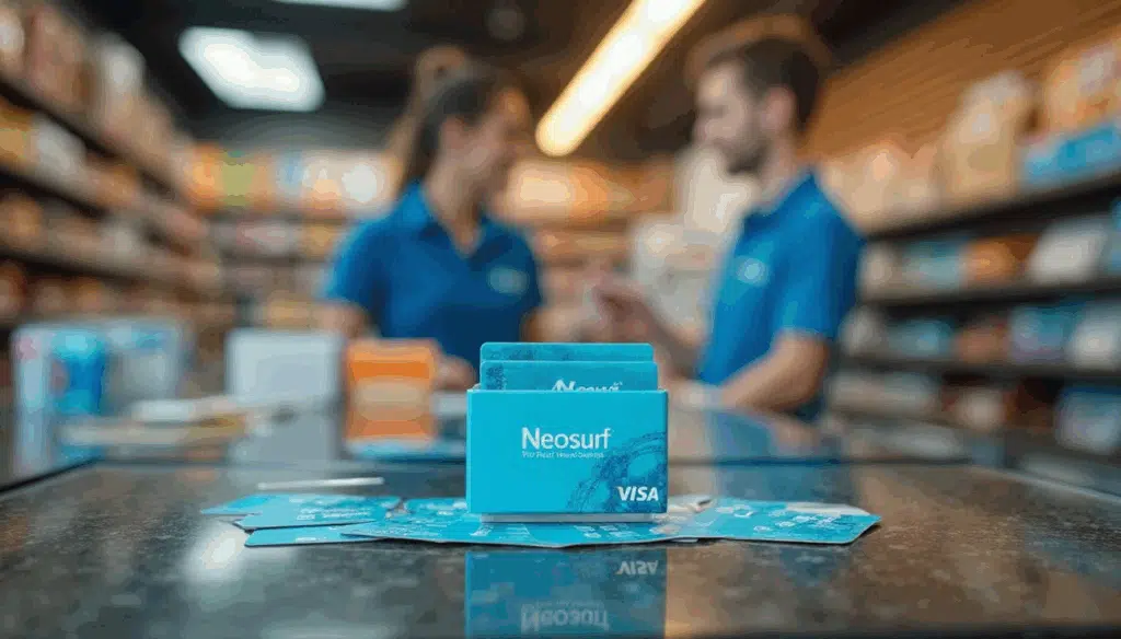 A store where you can buy Neosurf pre-paid card and vouchers