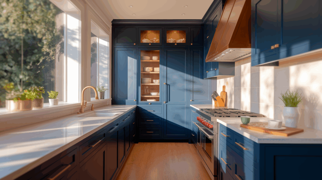 Bold Color Cabinets