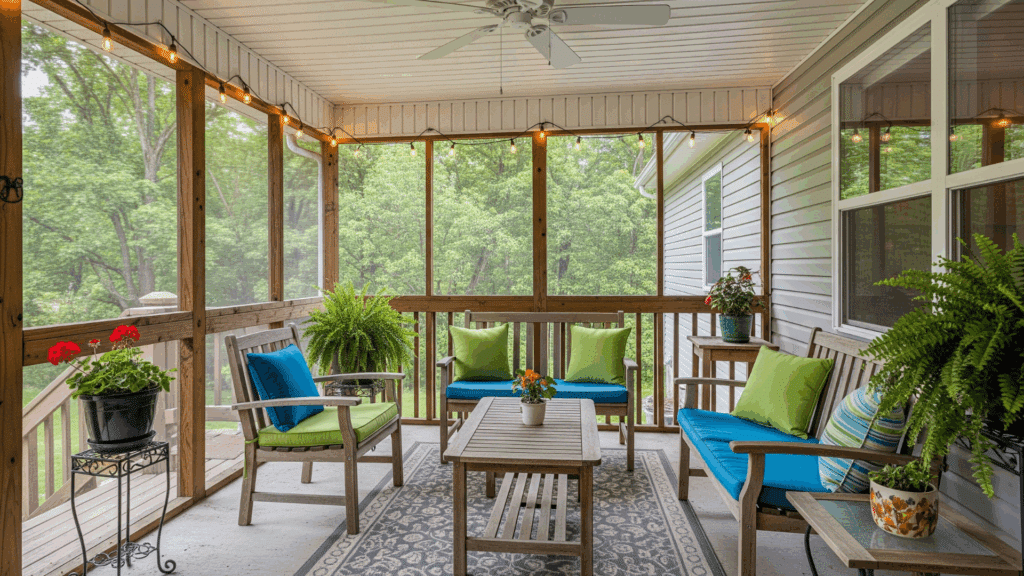 Budget-Friendly Screened Deck