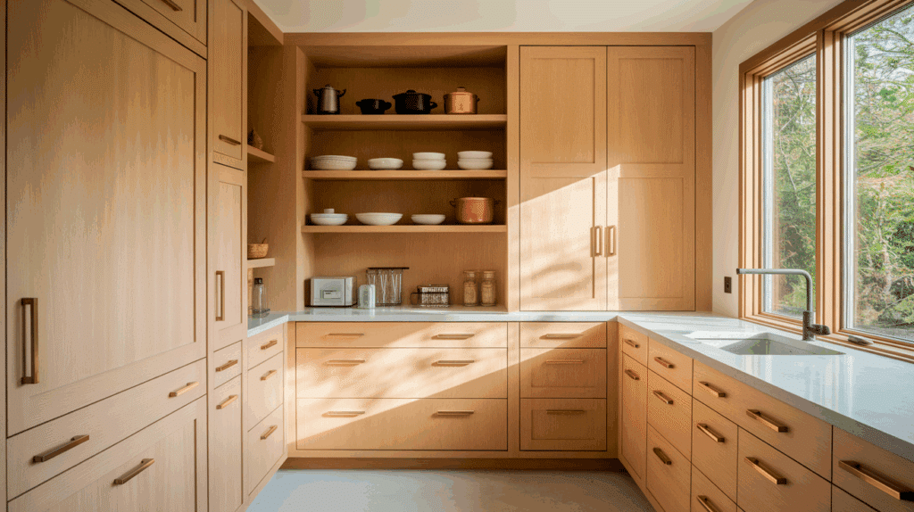 Light Wood Cabinets