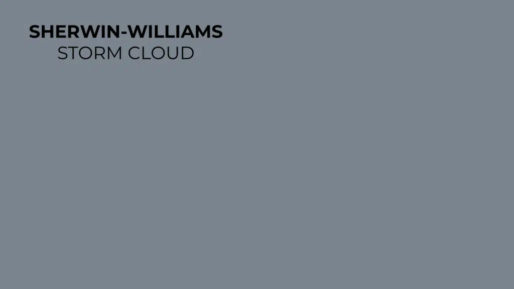 Sherwin-Williams Storm Cloud