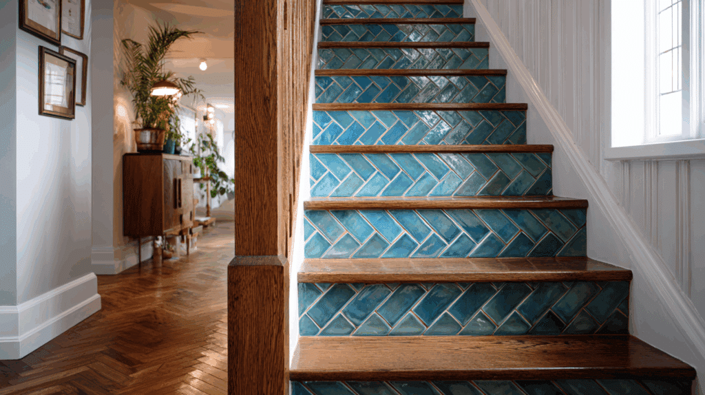 Stair Risers with Style