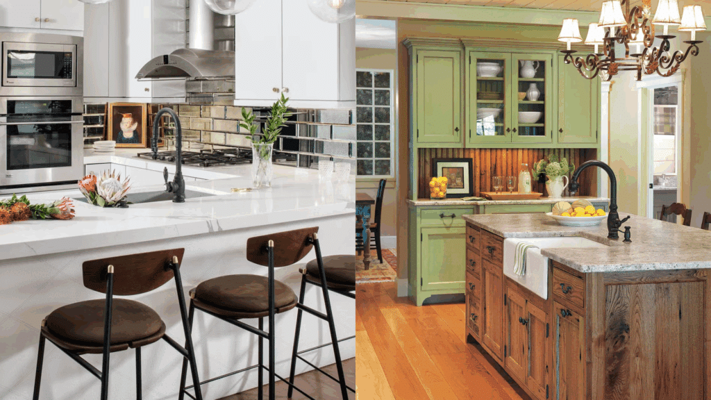 kitchen peninsula vs island