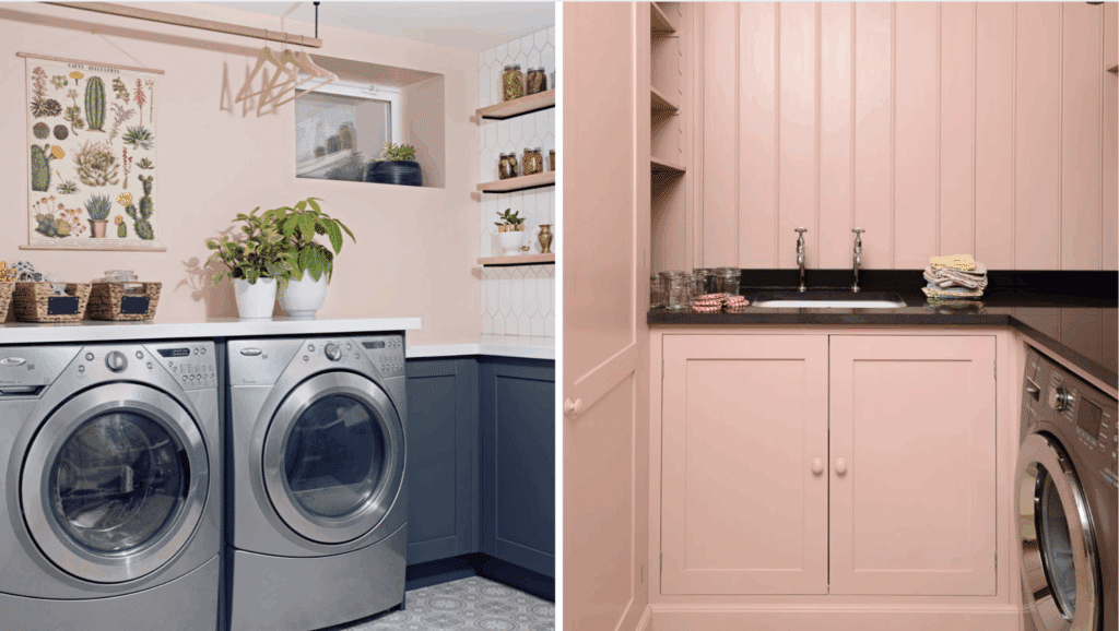 laundry room paint Dusty Rose