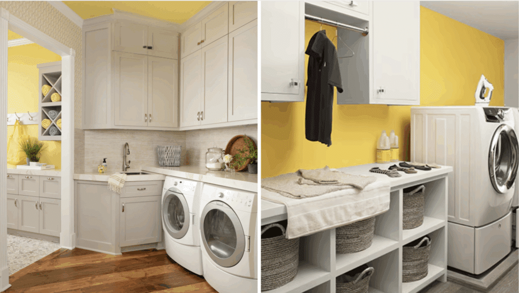 laundry room paint Sunny Yellow